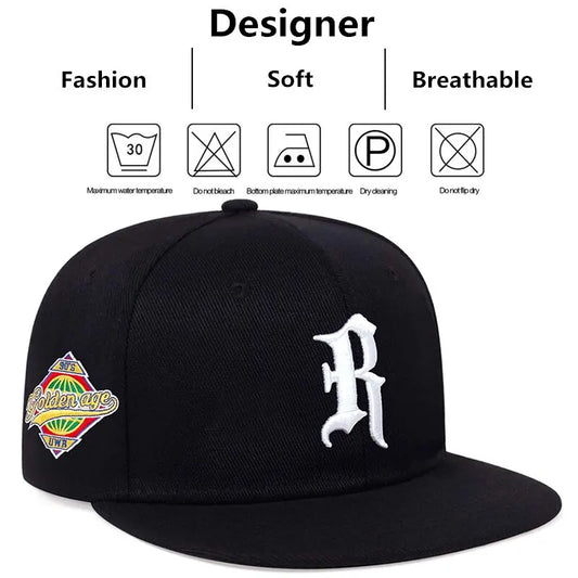 Gorra Street Rich - Old English "R" Black